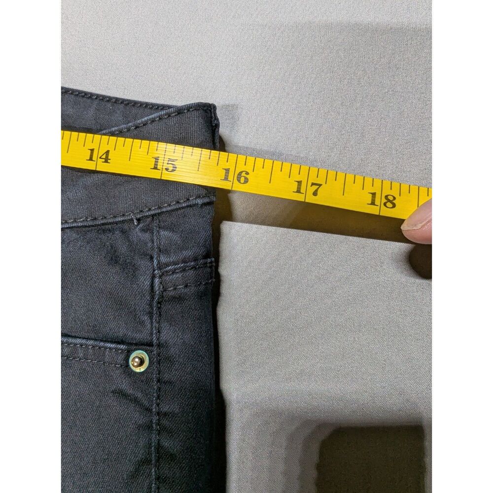 H&M Womens Size 12 Gray Stretch Jeans Slim Straight Leg 29 Inseam - Picture 3 of 7